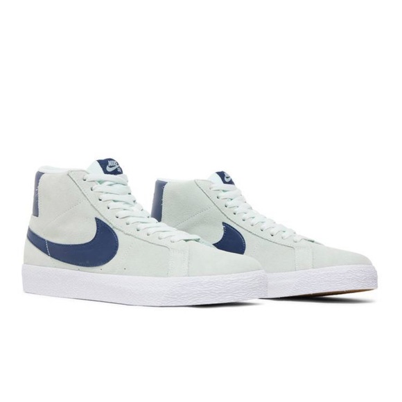 Nike SB Zoom Blazer Mid barely green/navy-barely green WMNS sneakers - Picture 4 of 16